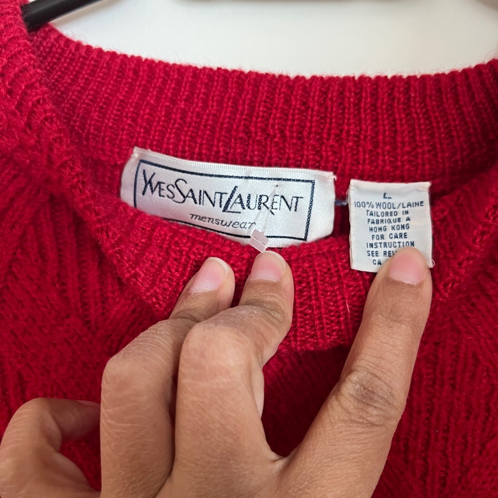 Vintage YSL wool sweater - Picture 4 of 6